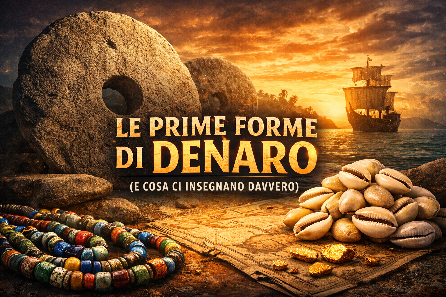Le prime forme di denaro                                 (e cosa ci insegnano davvero)
