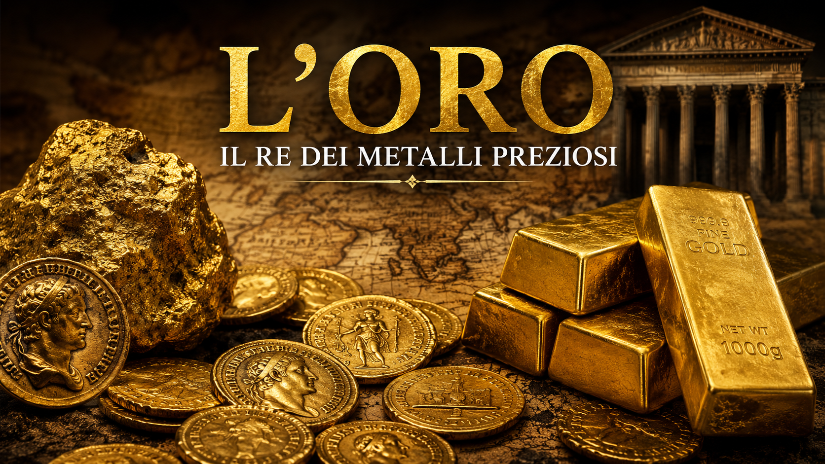 L’oro: il re dei metalli preziosi