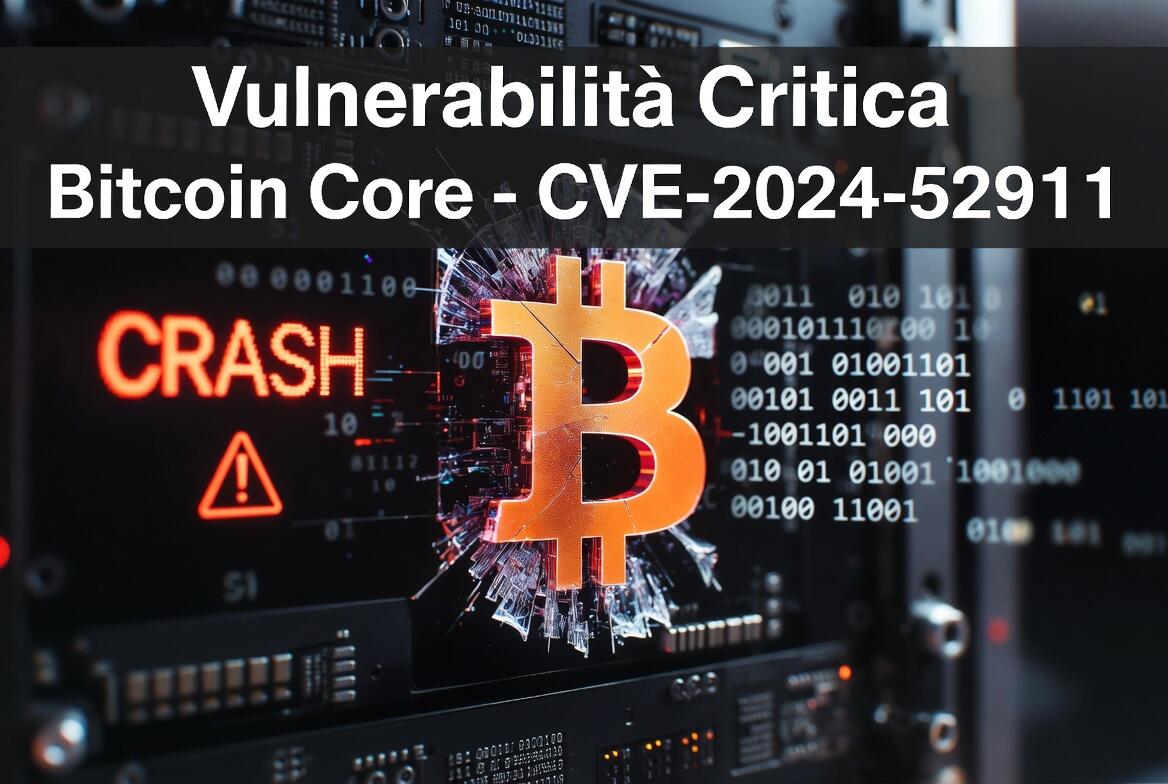 Vulnerabilità ad alta gravità nei vecchi Bitcoin Core