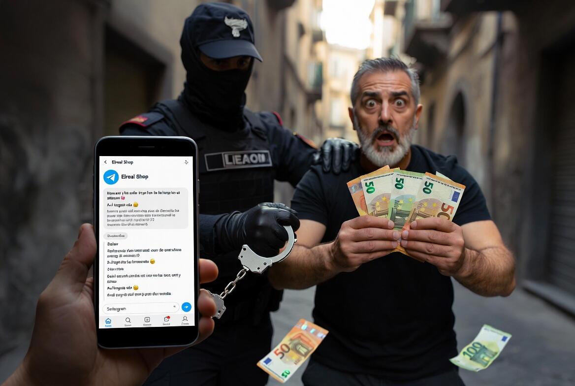 Euro falsi su Telegram pagati in Bitcoin