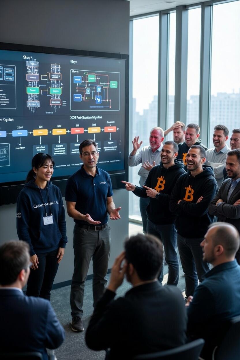 Reazioni alla ricerca di Google sul rischio quantistico per Bitcoin