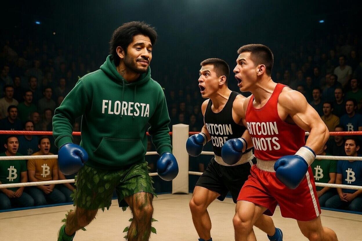 Nuova versione di Floresta, il terzo incomodo nella guerra Core vs Knots