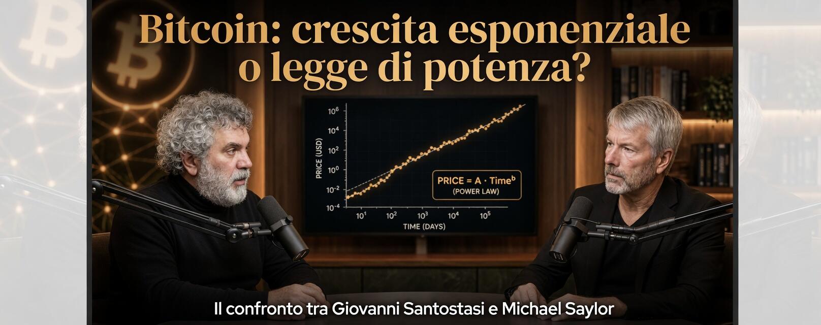 Bitcoin e la power law di Giovanni Santostasi contro Michael Saylor