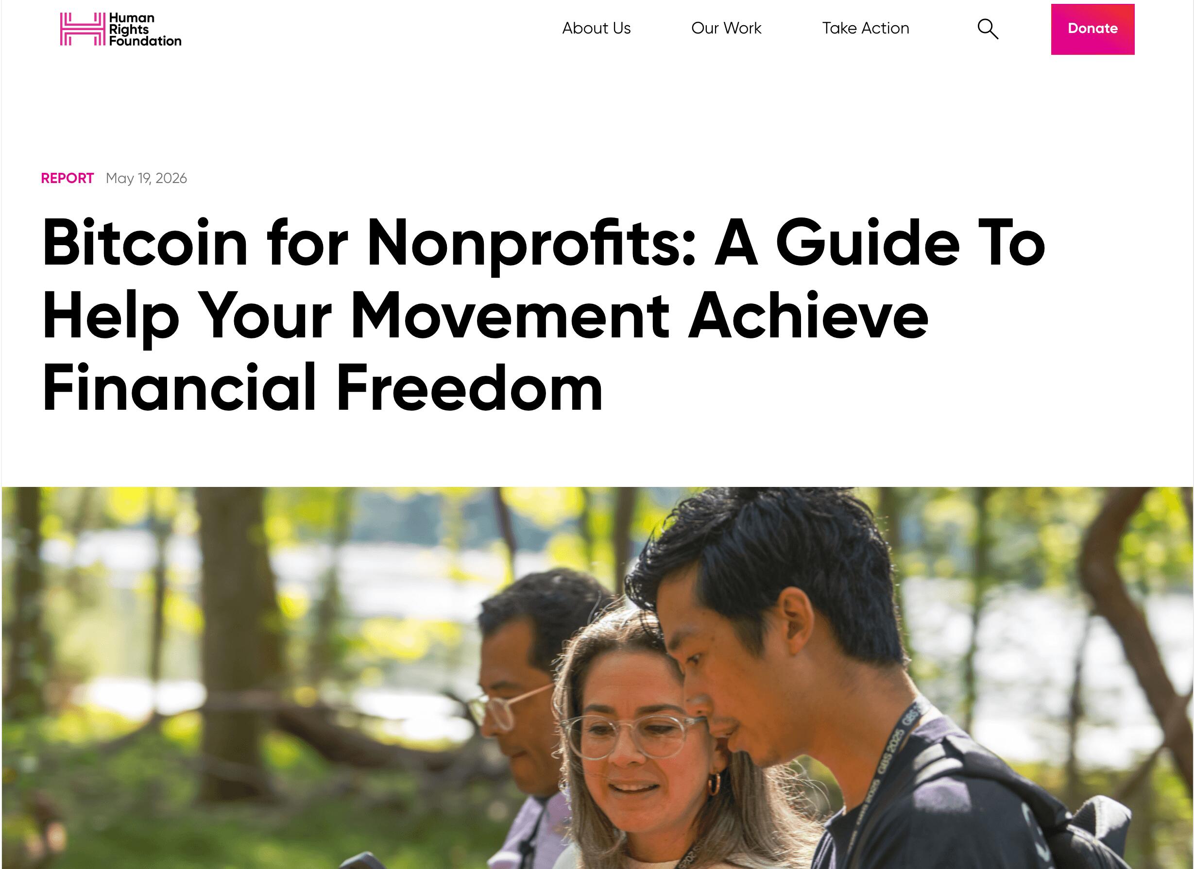 Human Rights Foundation Pubblica la Prima Guida Bitcoin per le ONG