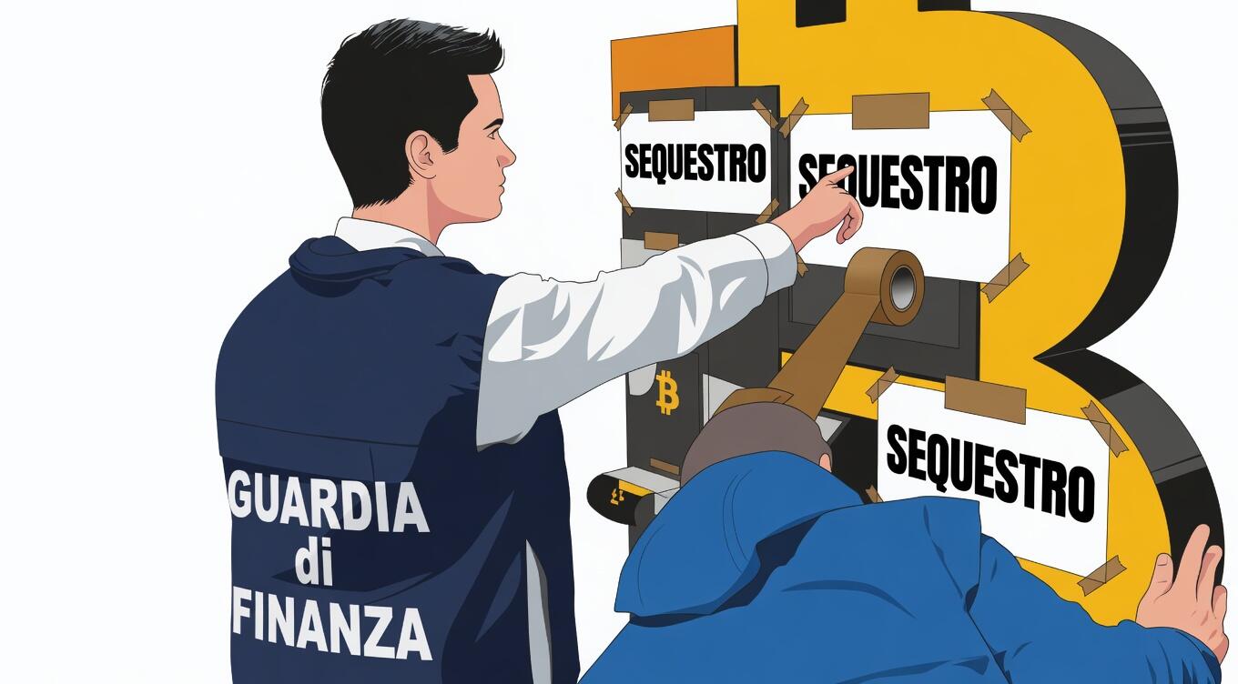 Sequestro su richiesta della Procura di Bologna di 39 cripto-ATM